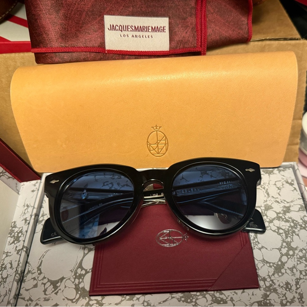 Sleek Black Sunglasses with Dark Tinted Lenses